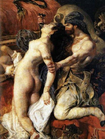 Eugene Delacroix The Death of Sardanapalus oil painting picture